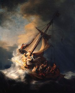 طوفان در دریای جلیل (1633) – رامبرانت (به سرقت رفته در یکی از بزرگترین سرقت‌های هنری تاریخ)